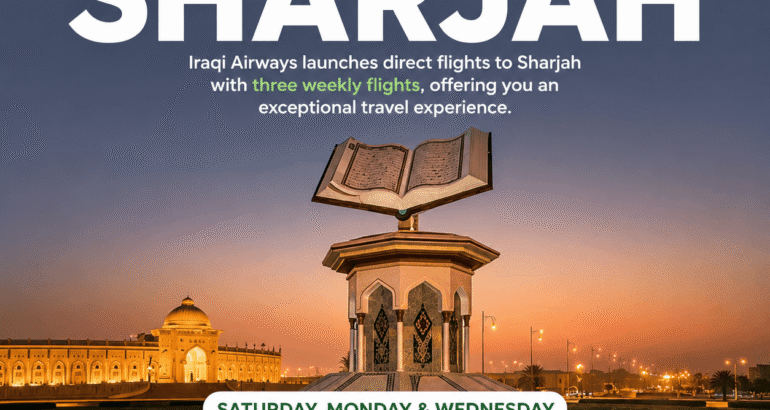 Iraqi Airways Launches Direct Flights to Sharjah