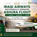 Iraqi Airways Ashura Flight Lahore Baghdad
