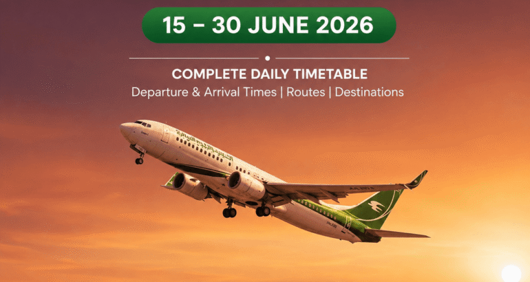 Iraqi Airways Flight Schedule 15_30 June 2026