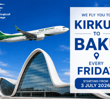 Kirkuk to Baku Flights