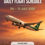 Iraqi Airways Flight Schedule (04–15 July 2026)